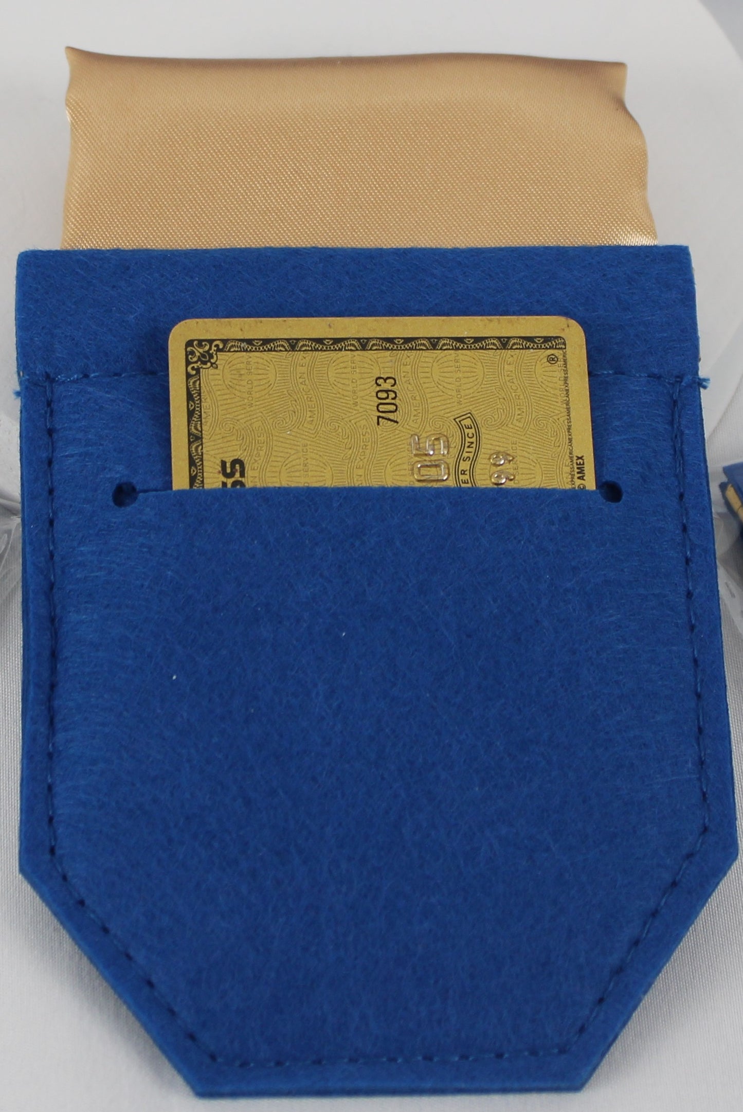 Pocket Square Holder-with Credit Card Slot