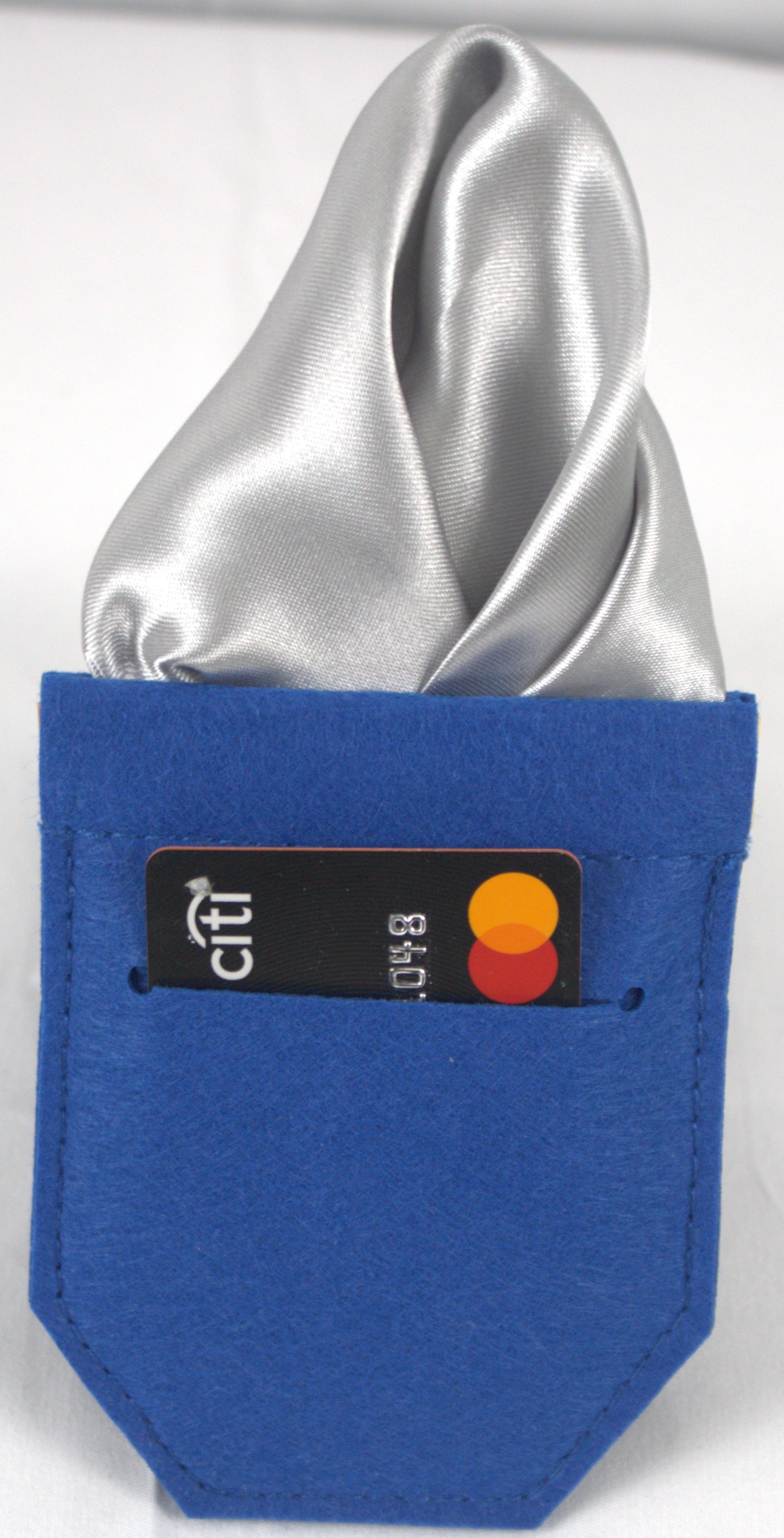 Pocket Square Holder-with Credit Card Slot